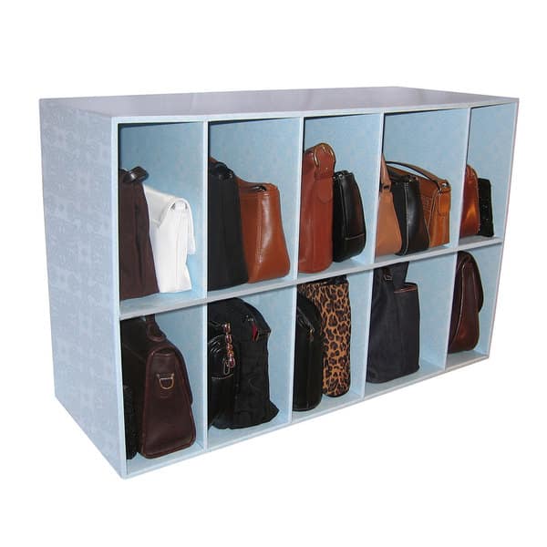 Luxury Living Park-a-Purse Handbag Storage Shelf Organizer Bed