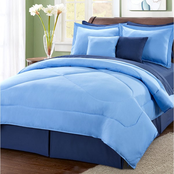 Serenta Reversible 10-piece Comforter Set