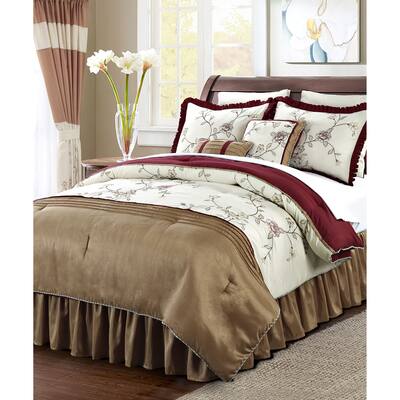 Serenta Terrace Embroidered 12-piece Comforter Set