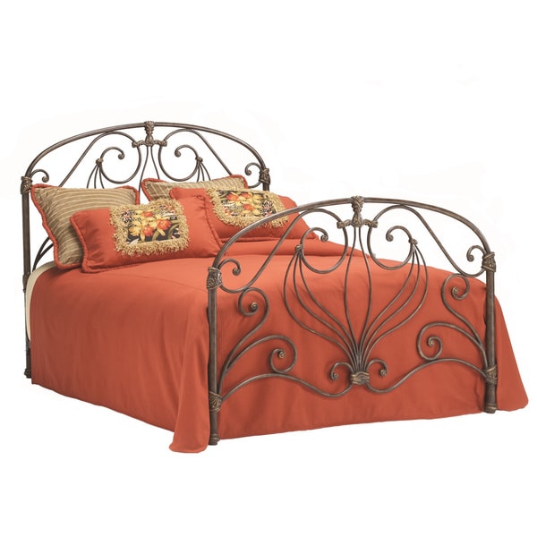 Athena Verdi Ornate Metal Headboard