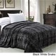 preview thumbnail 1 of 40, Lightweight Printed Safari Animal Flannel Fleece Blanket Twin - Black White Snake