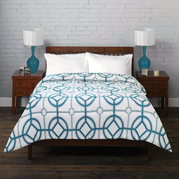 Studio 707 Microfiber Comforter Geo Stripe Plaid