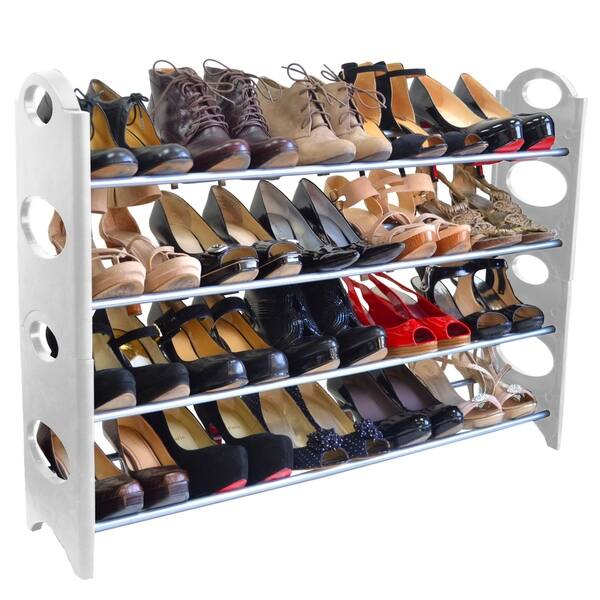 Shop Black Friday Deals On Studio 707 20 Pair Shoe Rack 4 Tier On Sale Overstock 10050171