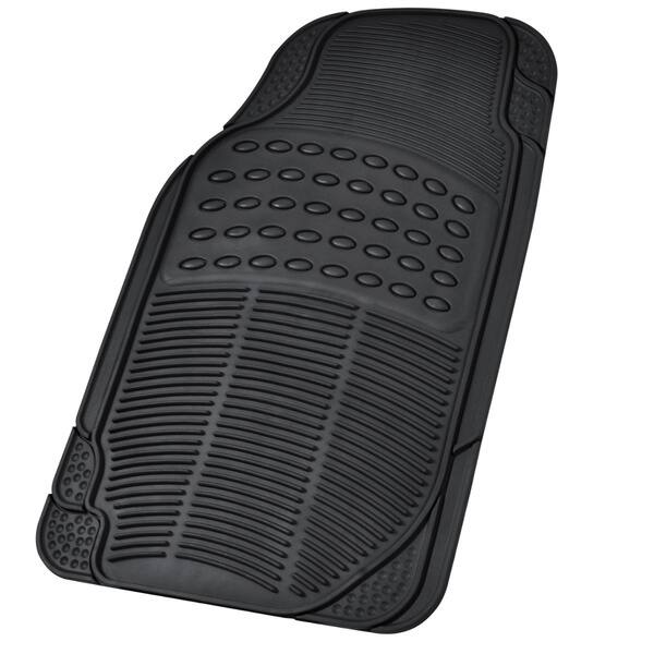 Shop Bdk 3 Row Heavy Duty Trimmable Car Floor Mats For Suv Van