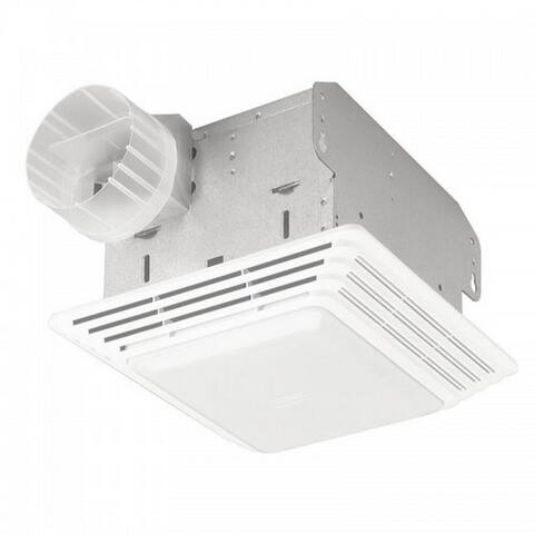Broan NuTone 50 CFM Ceiling Eco Exhaust Bath Fan with Light 678