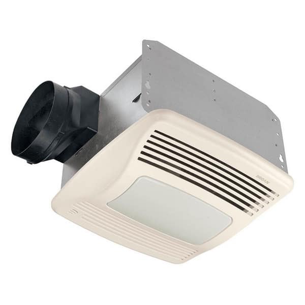 Broan Nutone Ultra Silent 110 Cfm Ceiling Bath Fan With Light And Heater Qtx110hl