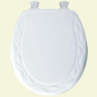 Bemis Round Closed Front White Toilet Seat
