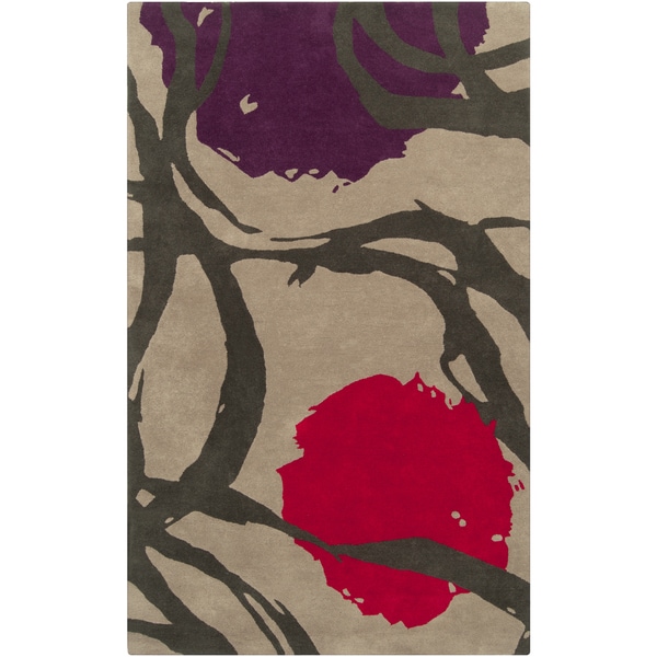 Hand-Tufted Holt Abstract New Zealand Wool Area Rug