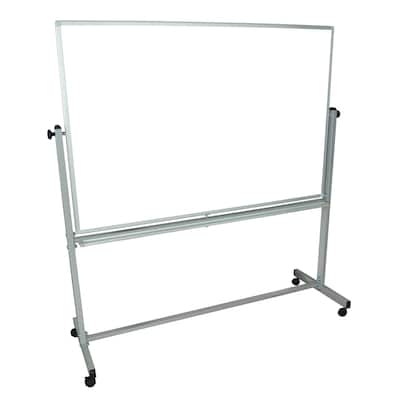 Luxor MB6040WW Reversible Magnetic Mobile Whiteboard