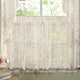Luxurious Old World Style Lace Kitchen Curtains- Tiers OR Valance in Cream - 36-inch Tier, cream