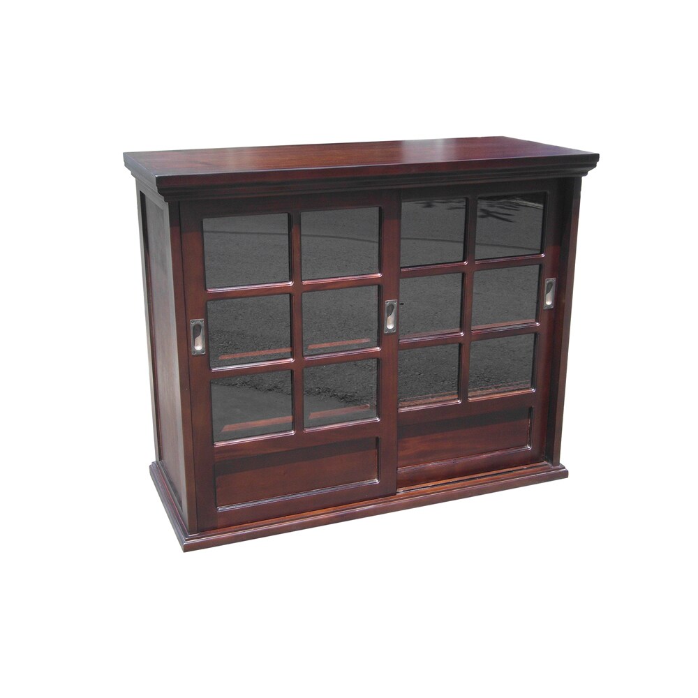 D-Art  Collection Solid Mahogany Garret Buffet Cabinet (Dark Brown)