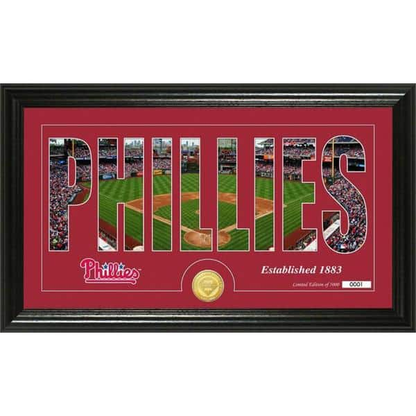 The Highland Mint | Philadelphia Phillies Bronze Coin Photo Mint