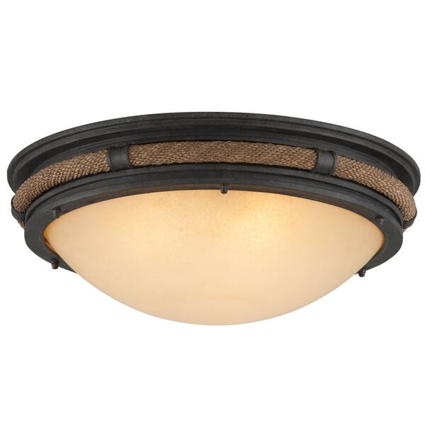 Troy Lighting Pike Place 3-light Flush, Fluorescent - Bed Bath & Beyond ...