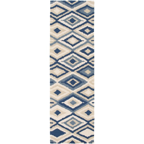 Hand-Hooked Bill Kilim Area Rug
