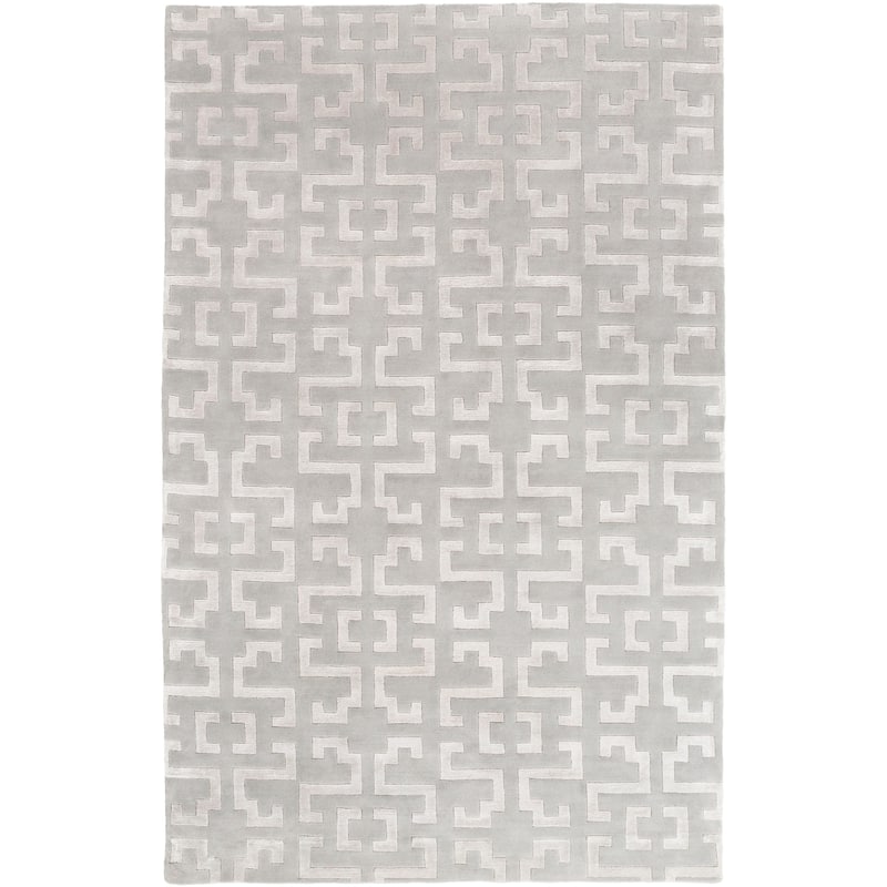 Hand-Knotted Angeline Geometric Indoor Area Rug
