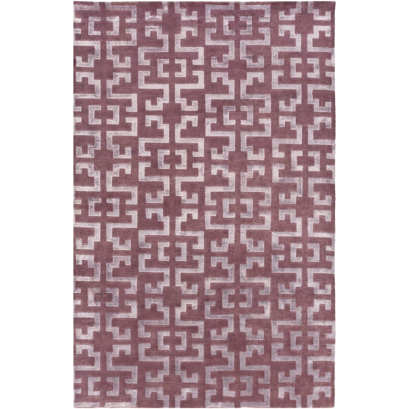 Hand-Knotted Angeline Geometric Indoor Area Rug
