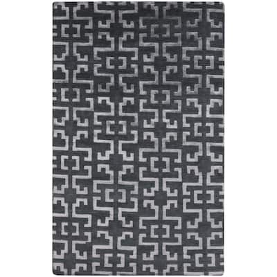 Hand-Knotted Angeline Geometric Indoor Area Rug