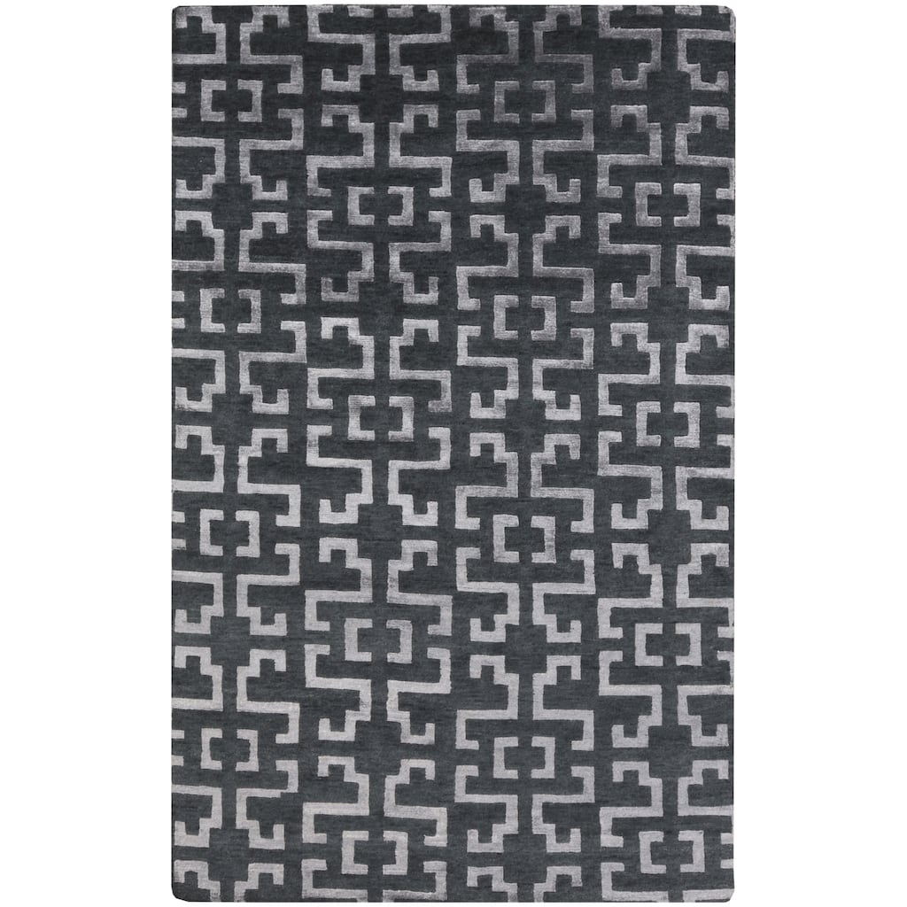Hand-Knotted Angeline Geometric Indoor Area Rug