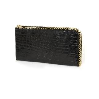 Faux Leather Rebecca And Rifka Wallets Find Great Accessories Rebecca And Rifka Shiny Croc Embossed Faux Leather Half Zip Around Wallet