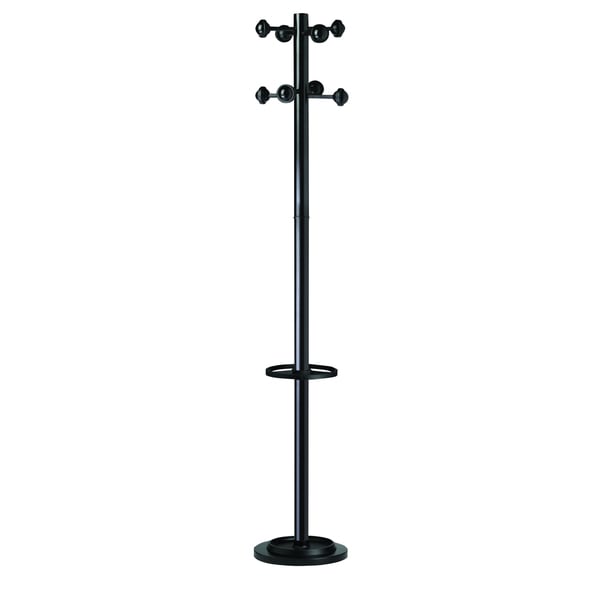 Kos Lighting Accueil Black Coat Stand with Eight Pegs