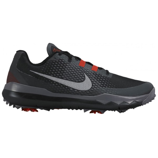 Nike Men's TW Golf Black/Red/Dark Grey/White Shoes