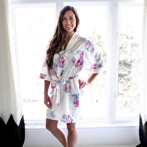 personalised white robe