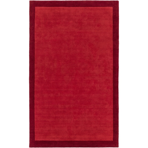 Hand-Loomed Hazel Solid Wool Area Rug (2' x 3')
