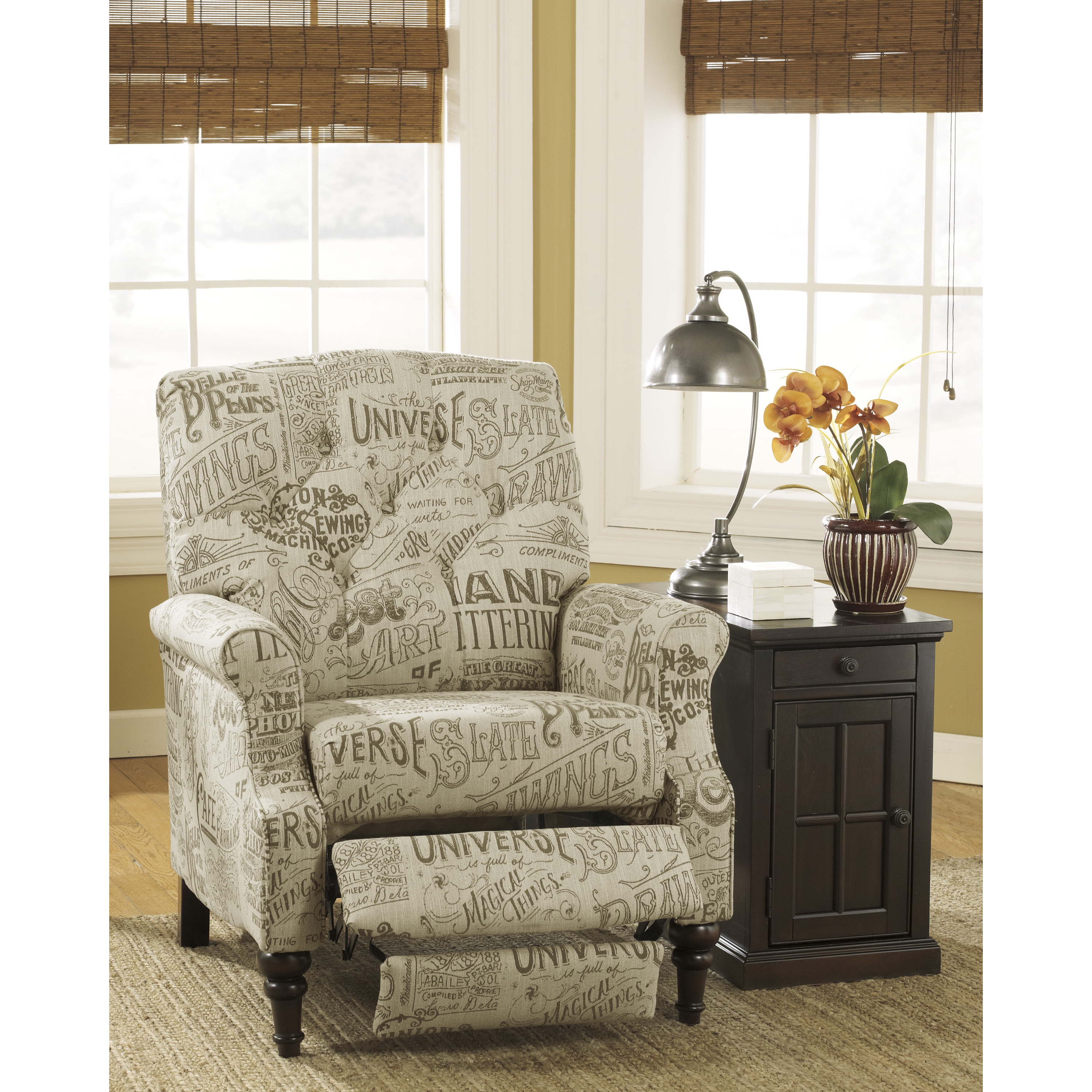 script recliner chair