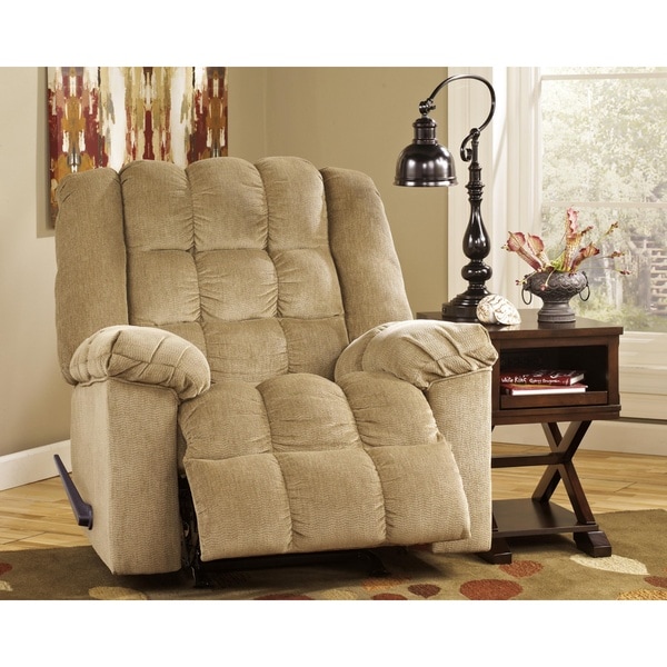 Ludden Contemporary Rocker Recliner Sand