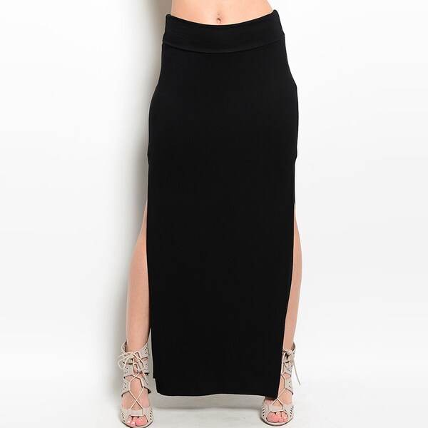 long skirts with slits on both sides