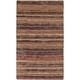 preview thumbnail 13 of 13, Hand-Woven Jeff Stripe Jute Area Rug - 2' x 3' Purple