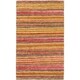 preview thumbnail 10 of 13, Hand-Woven Jeff Stripe Jute Area Rug - 2' x 3' Brown/Pink