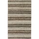 preview thumbnail 7 of 13, Hand-Woven Jeff Stripe Jute Area Rug - 2' x 3' Ivory