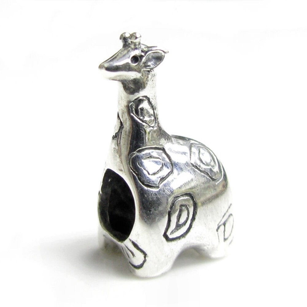 silver giraffe charm