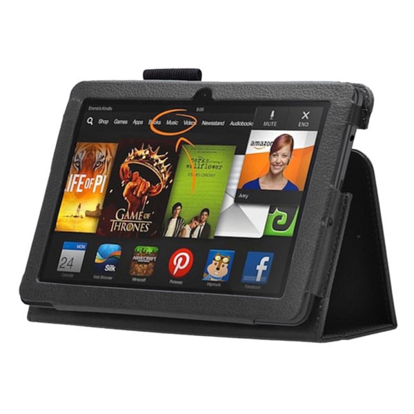 Shop Kindle Fire HDX 3rd Gen PU Leather Case - Free Shipping On Orders