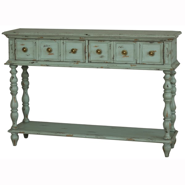 Hand Painted Distressed Turquoise Finish Console Table 45dc79a0 A508 4f26 B49d 8ee0897bb5cd 600 