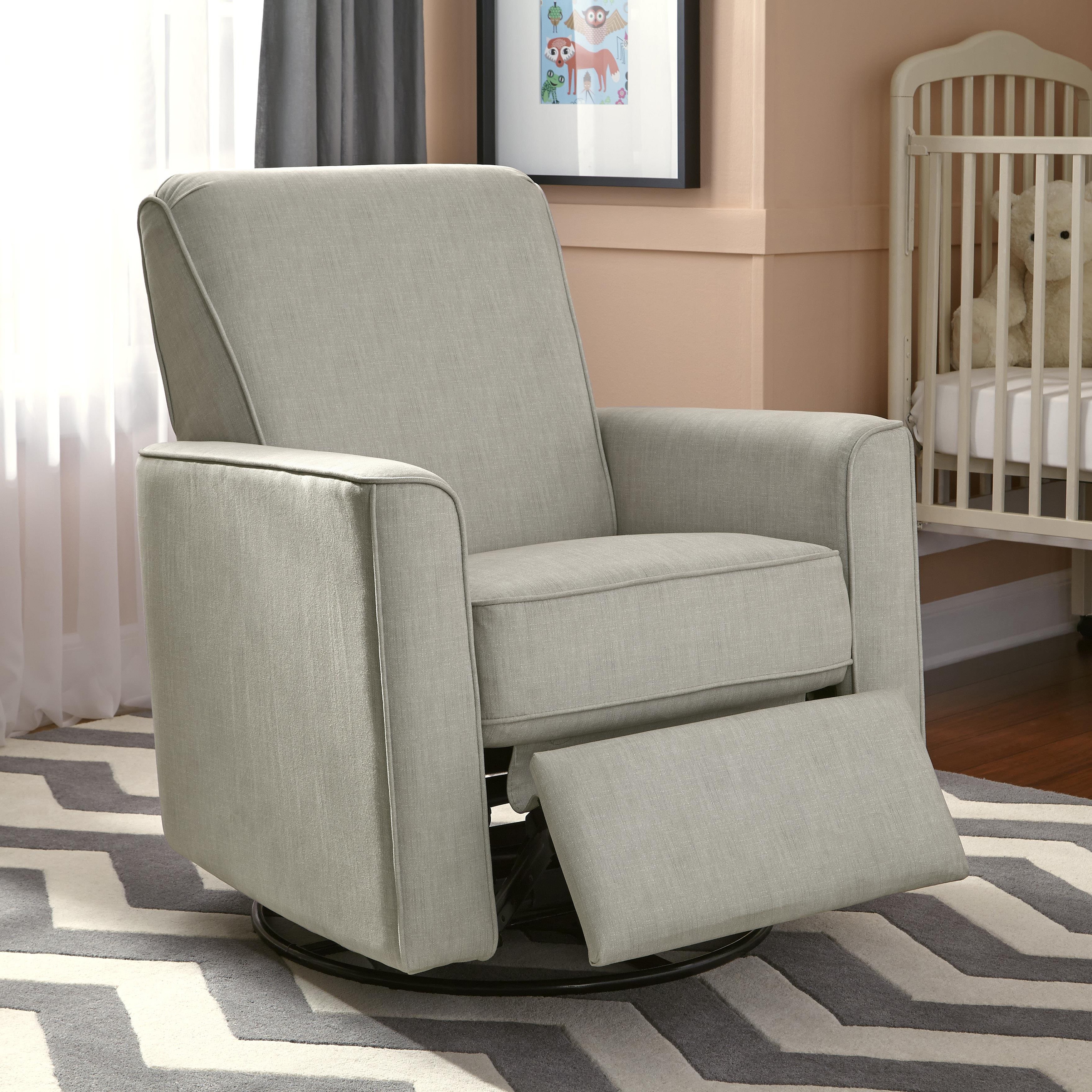 grey nursery recliner