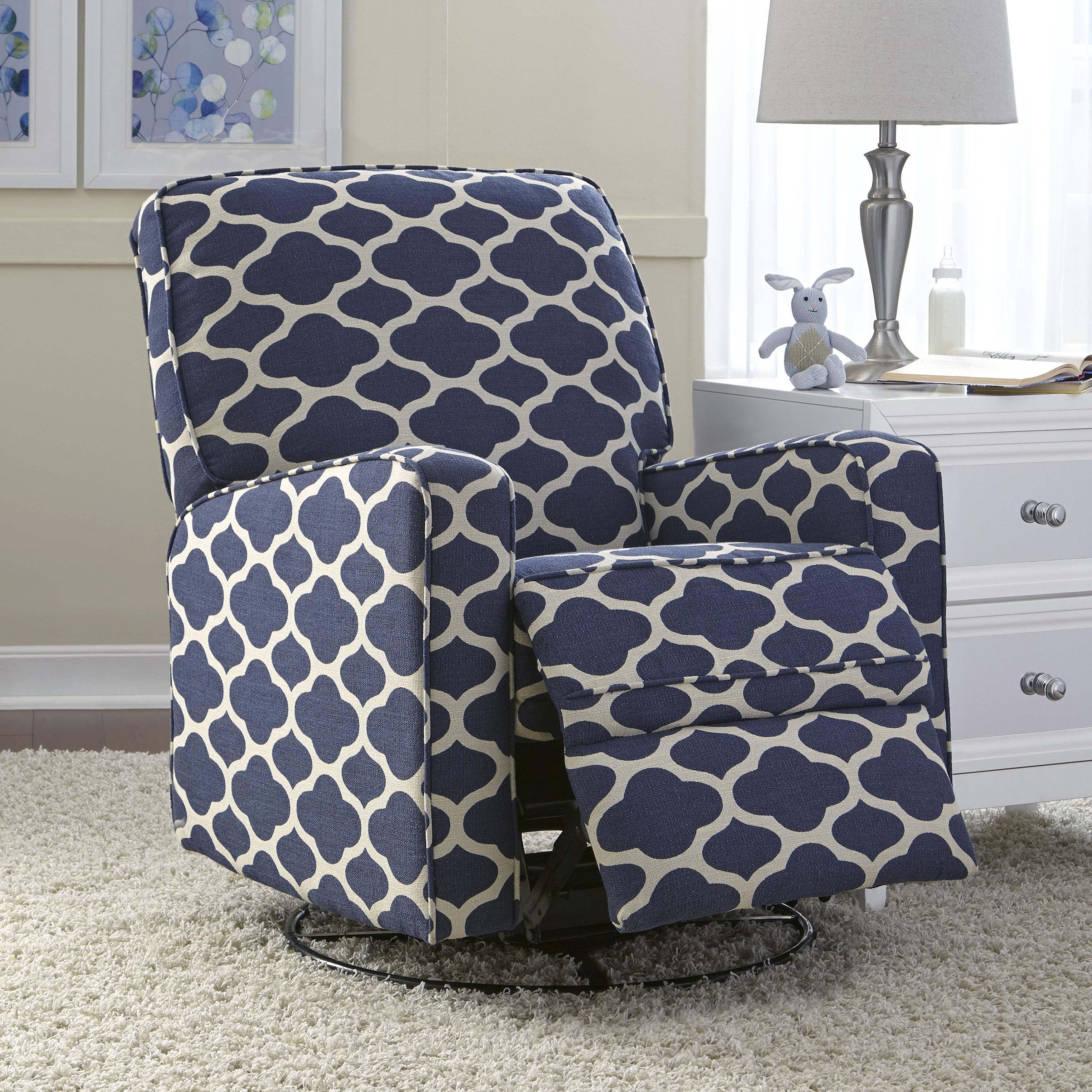 blue nursery chair