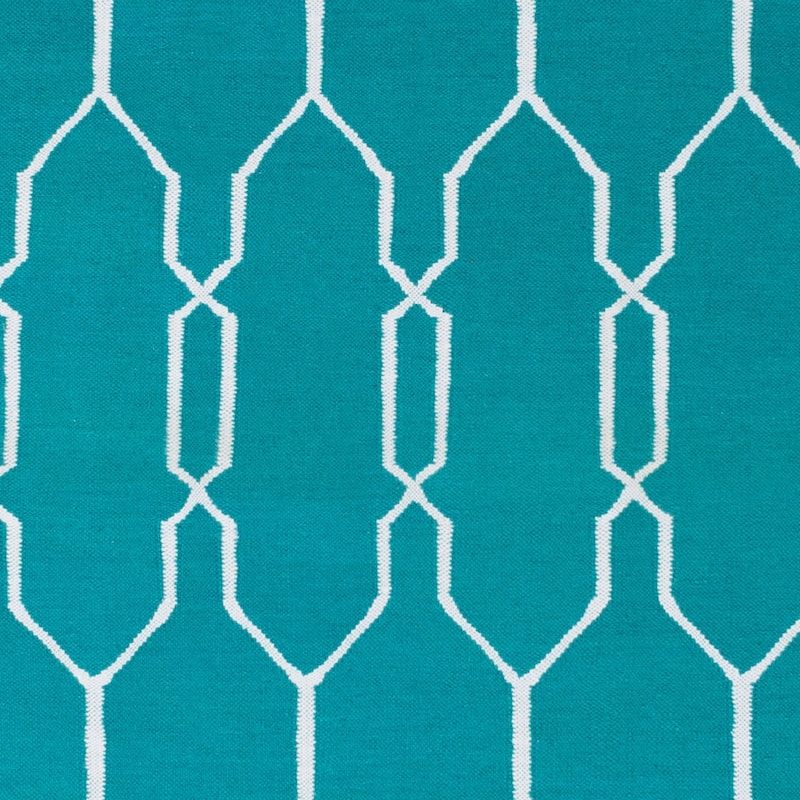 Hand-Woven Terrell Moroccan Trellis PET Area Rug