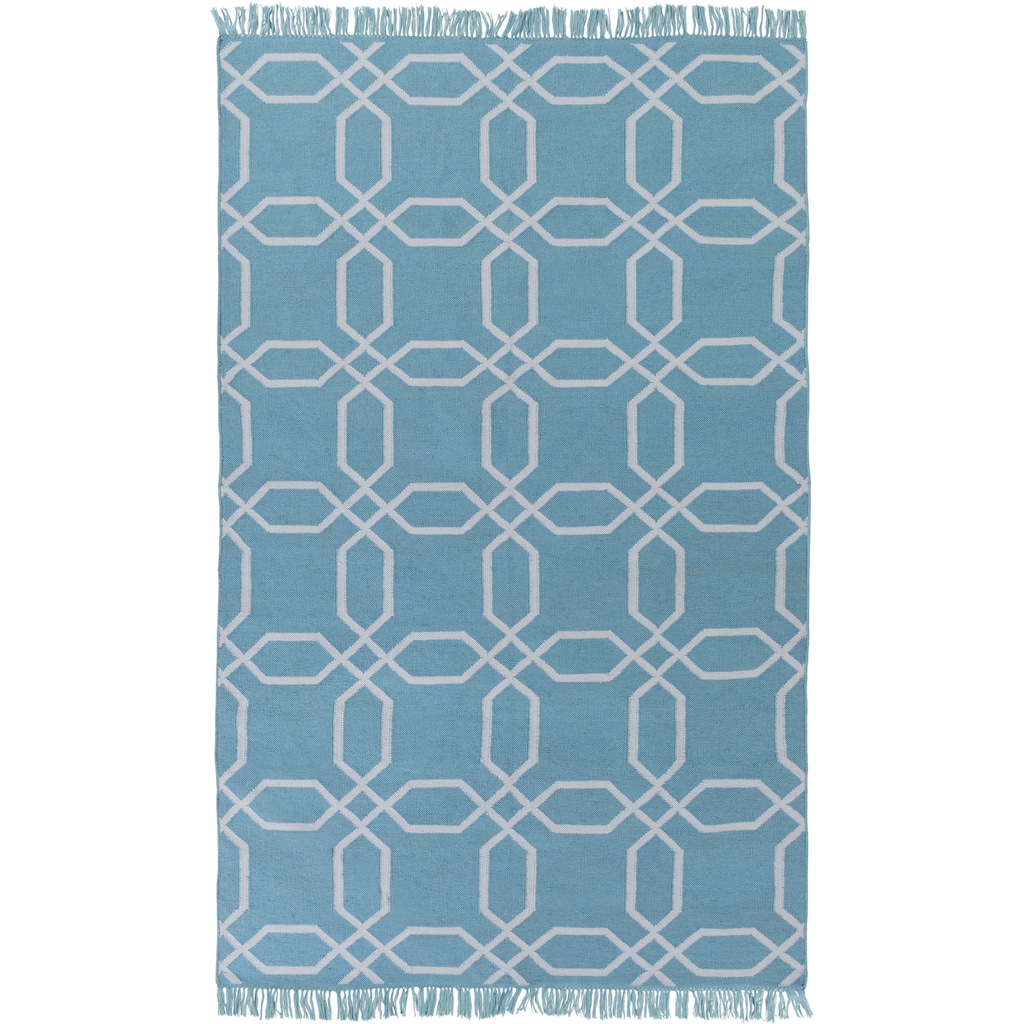Hand-Woven Tiffany Geometric PET Area Rug