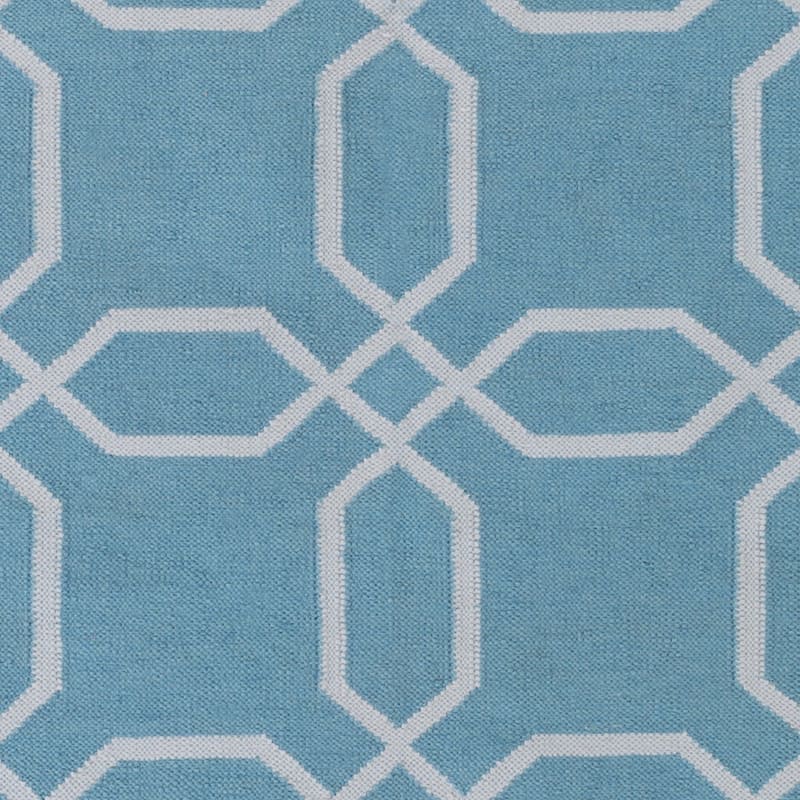 Hand-Woven Tiffany Geometric PET Area Rug