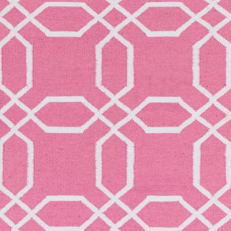 Hand-Woven Tiffany Geometric PET Area Rug