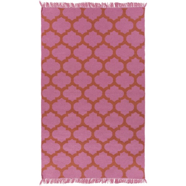 Hand-Woven Suzanne Moroccan Trellis PET Area Rug - 9' x 13'