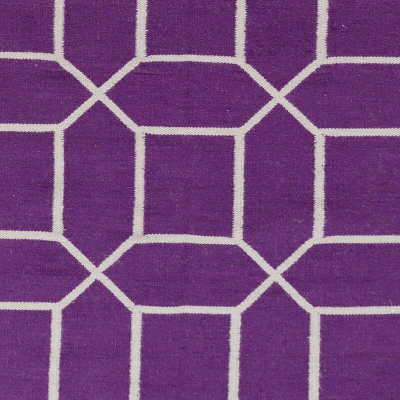 Hand-Woven Rodolfo Geometric PET Area Rug