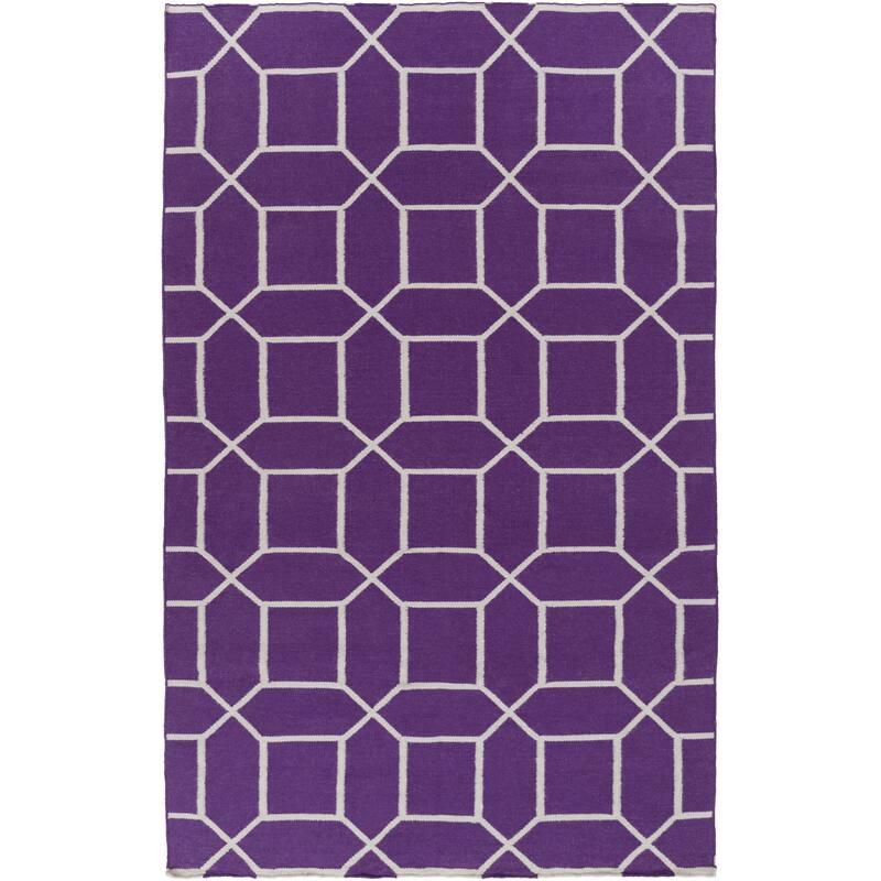 Hand-Woven Rodolfo Geometric PET Area Rug