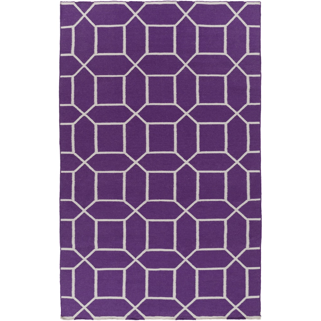 Hand-Woven Rodolfo Geometric PET Area Rug