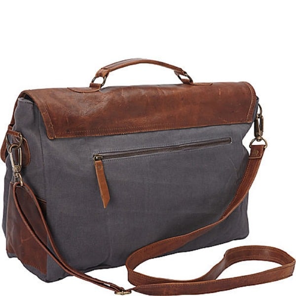 canvas laptop messenger bag