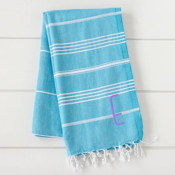 Personalized Turquoise Turkish Towel Bed Bath & Beyond 10056416