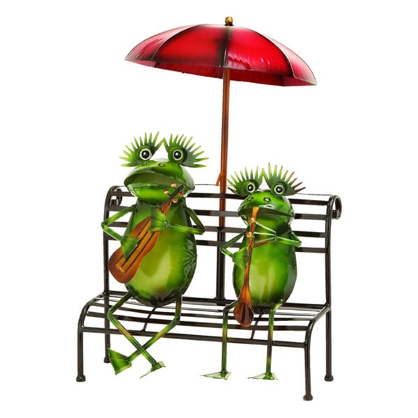 Metal Practicing Musician Garden Frogs   Shopping   Great