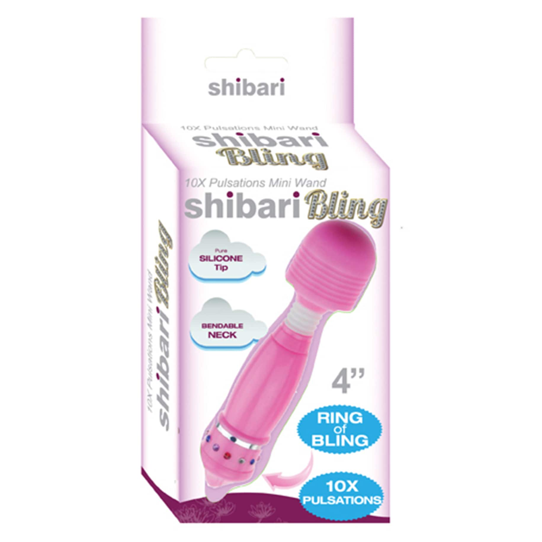 Shibari 4 inch Bling Mini Wand   Shopping